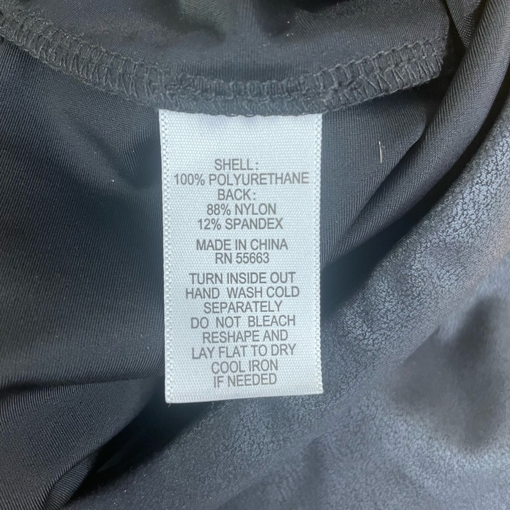 Rachel Zoe black faux leather leggings medium - Picture 5 of 9